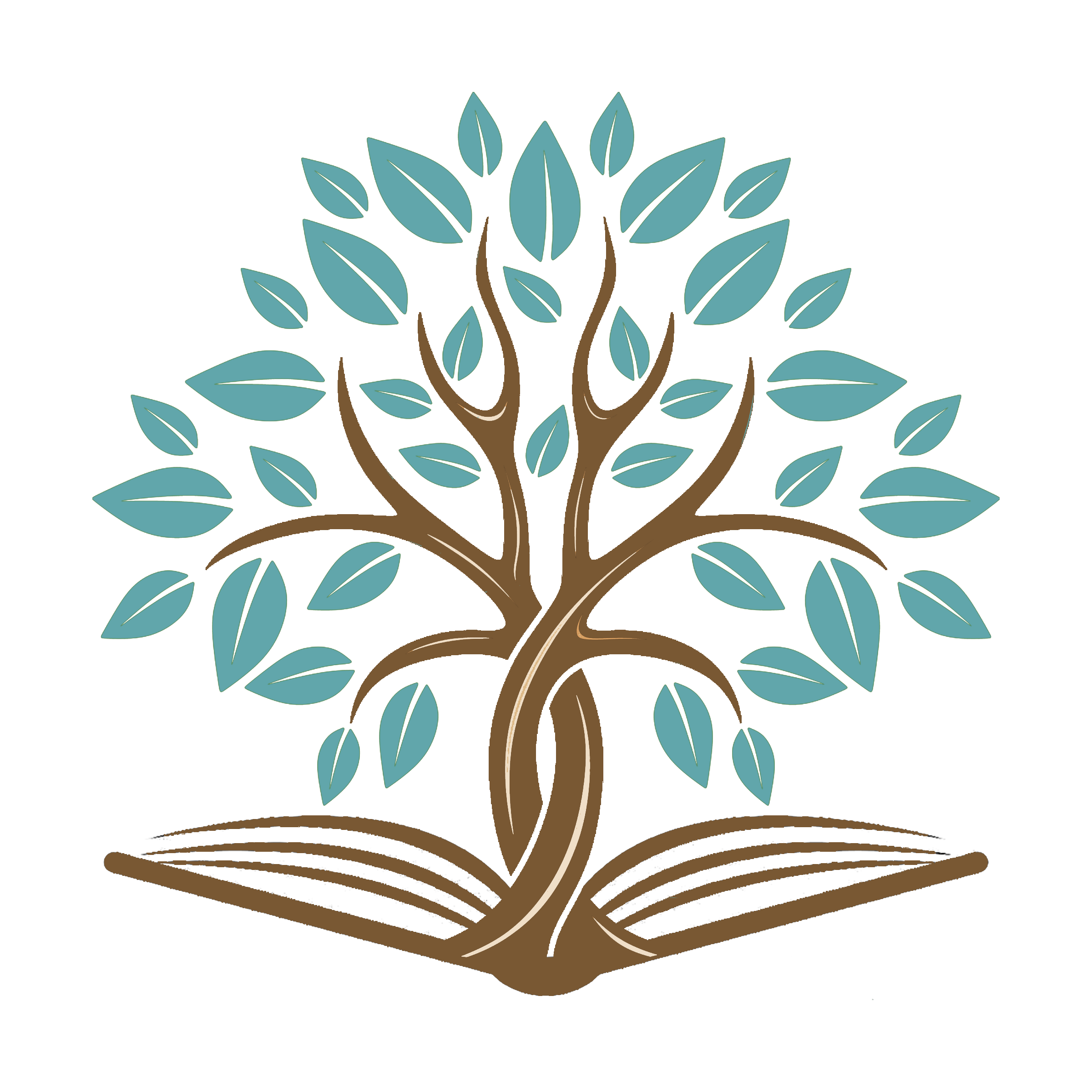 Early Language Adventure logo. An open book with a tree grown out of it.